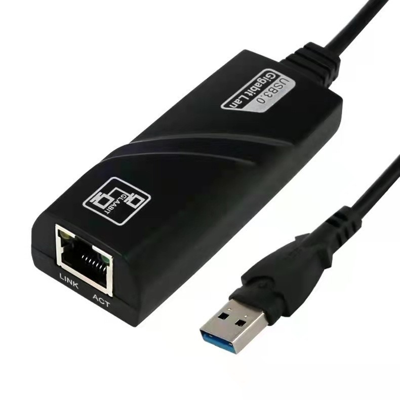 Adaptador Usb 3.0 x RJ45/RJ-45 Placa de rede externa Gigabit 10/100/1000 Mbps em Oferta na Shopee
