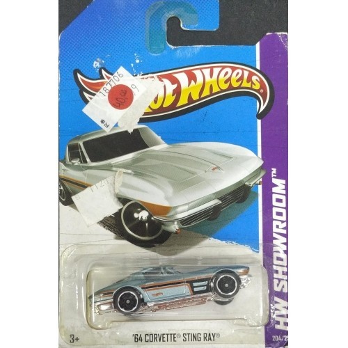 HOT WHEELS 64 CORVETTE STING RAY HW SHOWROOM 2012