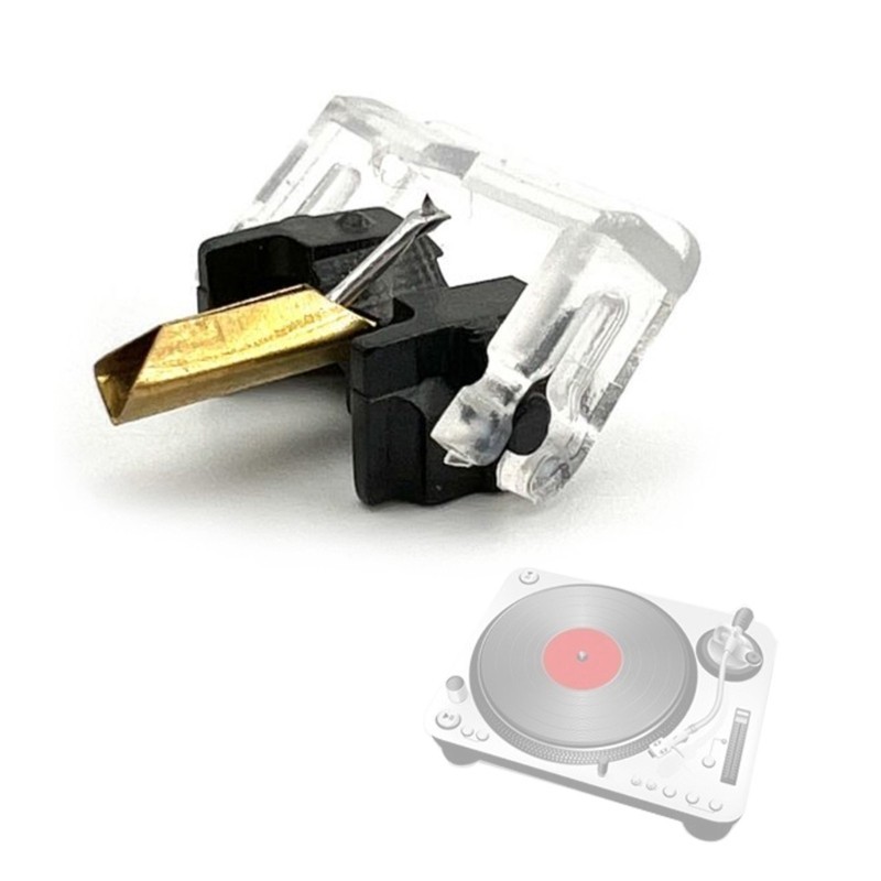 KOKO Cartuchos De Fonógrafo Stylus Record Player Agulha Para M44G M44-7 M55E N44 Reparo De Toca-Discos