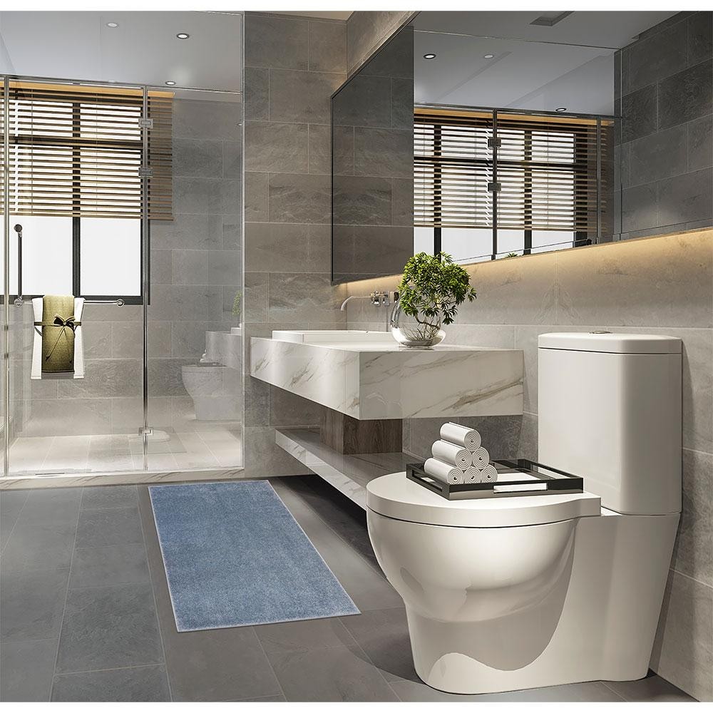 Tapete Para Sala Relex N Azul Cobalto 0,50x1,00 São Carlos em Oferta na Shopee