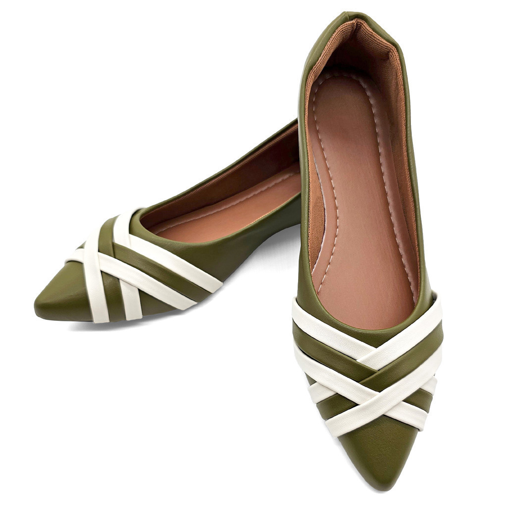 Sapatilha Rasteirinha Feminina Bico Fino Confortável e Macia Sandália Casual Social em Oferta na Shopee