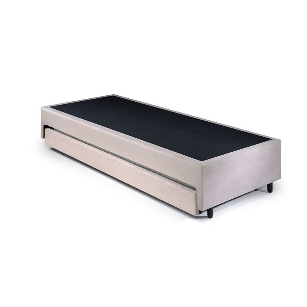 Base Box Solteiro King com Cama Auxiliar 96x203x28cm em Oferta na Shopee