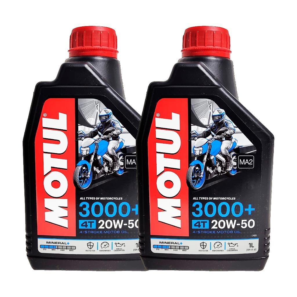 Oleo Motor 2 L Motul 20w 50 3000+ 4t Mineral Moto