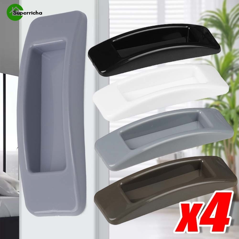 4PCS Ajudante De Puxar Gaveta Autoadesivo-Plástico , Sem Furadeira , Conveniente-Puxadores De Puxador Armário Porta Deslizante Para Janela , Guarda-Roupa , Vidro em Oferta na Shopee