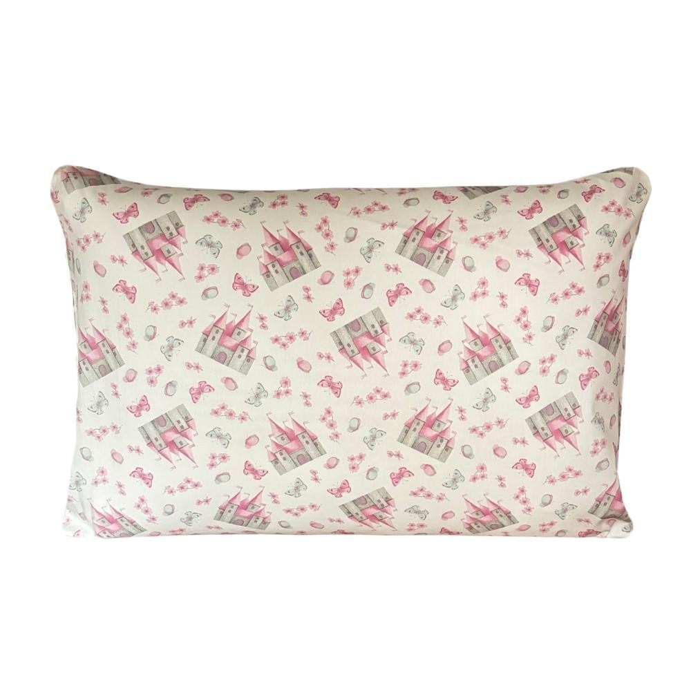 Fronha Avulsa Castelo Infantil 50x70cm Tricoline 100% Algodão Estampada Arrumadinho Enxovais