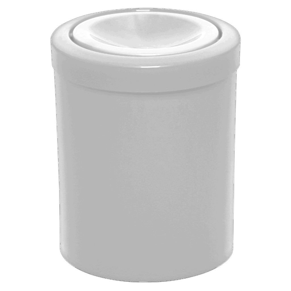 Lixeira Cesto plástica 12L com tampa meia esfera. em Oferta na Shopee