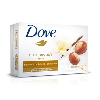 Sabonete em Barra Dove Delicious Care Karite 90g em Oferta na Shopee