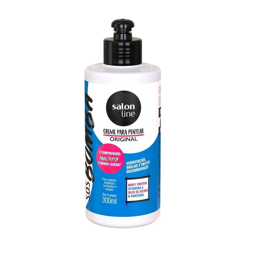 Creme para Pentear SOS Bomba Salon Line Original 300ml - Beauty