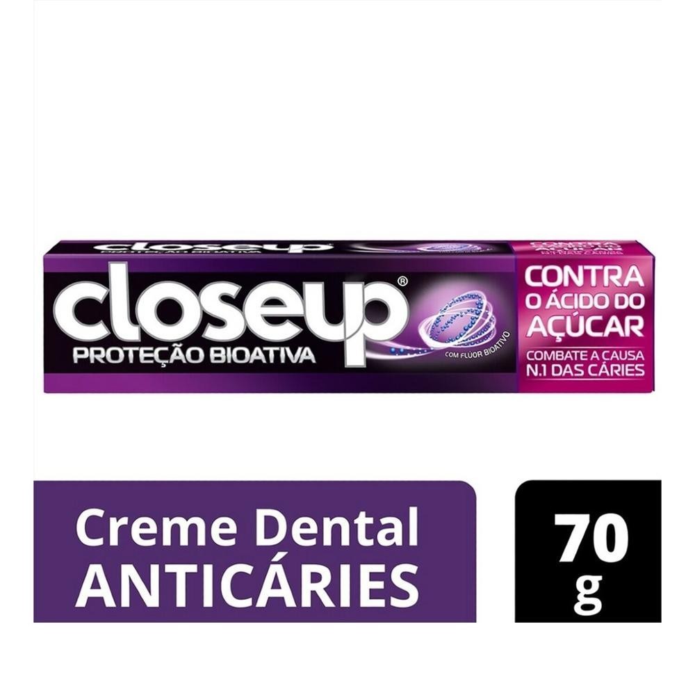 Creme Dental Close Up Protecao Bioativa Contra o Acido do Acucar 70g