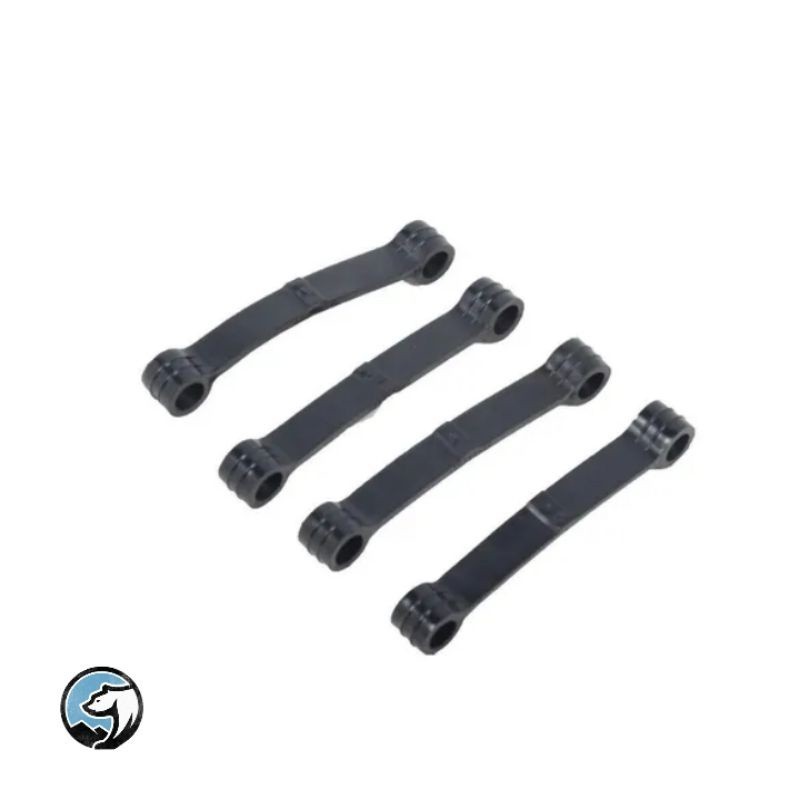 Kit 4 Tirantes Para Lavadora Brastemp Ative 9kg Bwl09 Bwb09