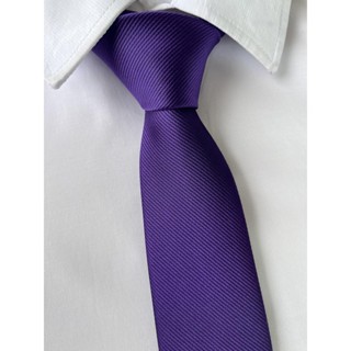 Gravata Semi Slim Roxa Riscada em Oferta na Shopee