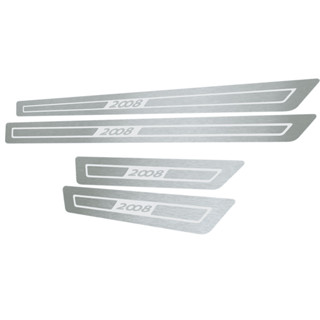 Soleira de Porta Peugeot 2008 2015 até 2019 - Aço Inox em Oferta na Shopee