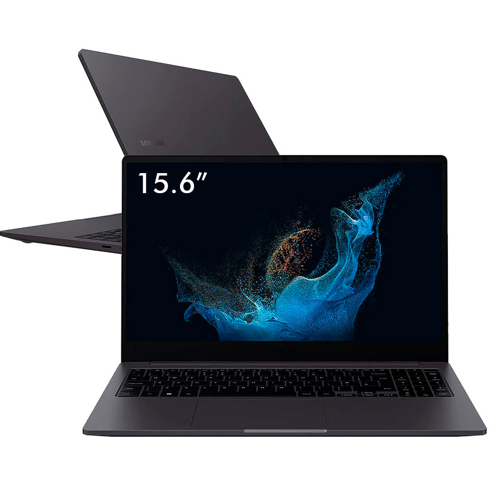 Notebook Galaxy Book2 Core i5-1235U, 8GB, 256GB SSD + 1TB HD, Intel Iris Xe, 15.6 Full HD, NP550XED-KF4BR, Windows 11