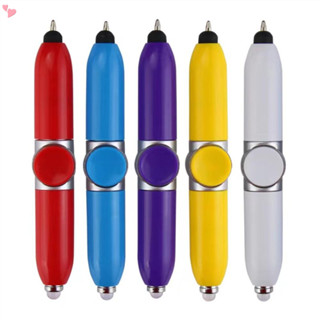 Caneta Fidget Giratória Com Luz LED Multi Funcional Ajuda Redutor De Estresse Pensando Esferográfica Anti-Tensional Presente Para Estudantes Adultos De Negócios Crianças em Oferta na Shopee