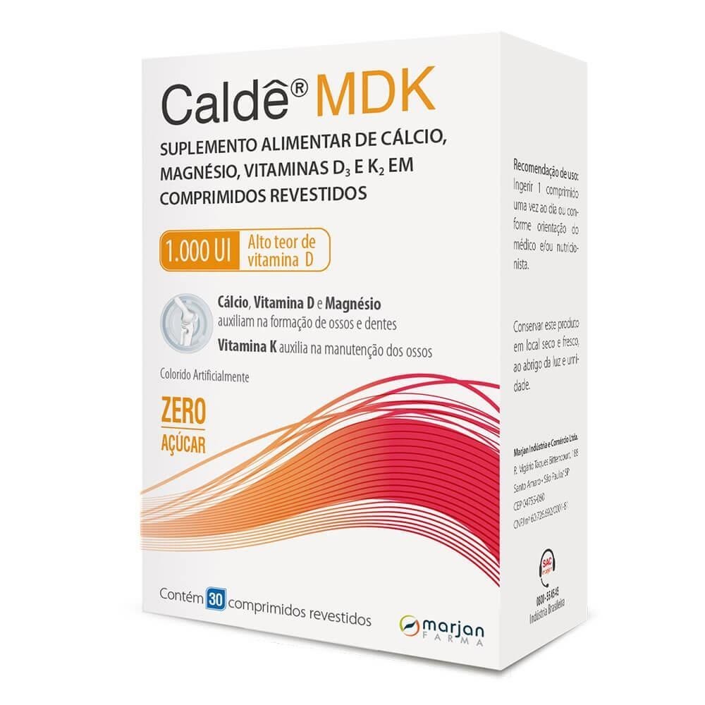 CALDÊ MDK 1000UI COM 30 COMPRIMIDOS em Oferta na Shopee