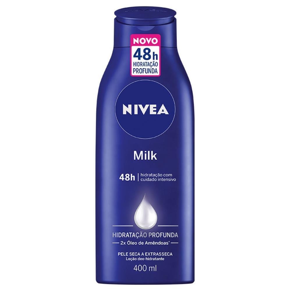 NIVEA MILK CREME HIDRATAÇÃO PROFUNDA COM 400ML em Oferta na Shopee