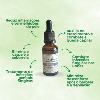 Óleo Vegetal de Melaleuca 100% Puro Fortalecimento Capilar em Oferta na Shopee