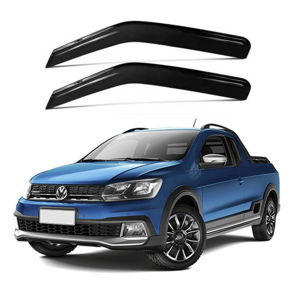 Calha De Chuva Ecoflex Volkswagen Saveiro G5/g6/g7 2 Portas em Oferta na Shopee