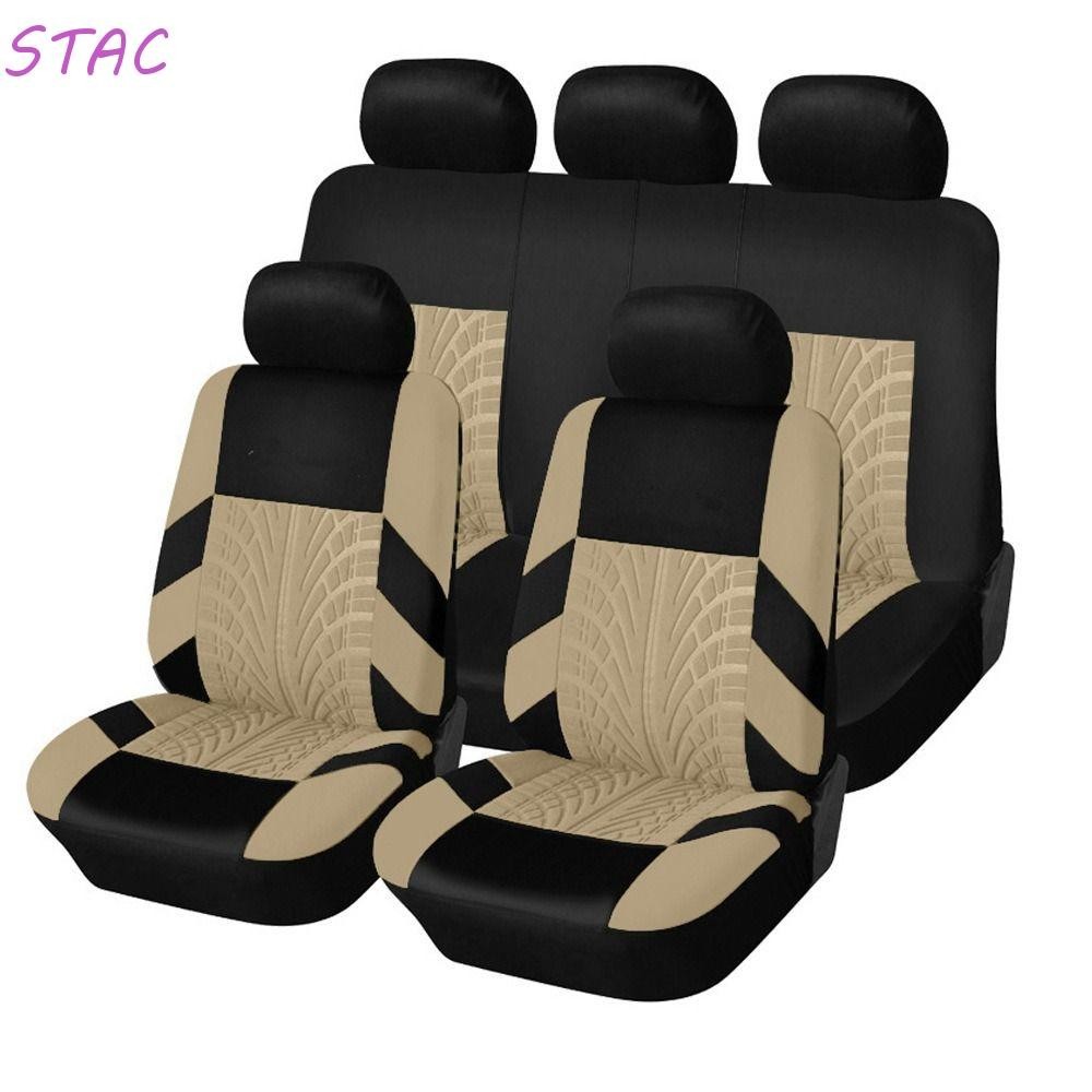 STAC Almofada De Assento De Carro Detalhe Estilo 1 Conjunto Cadeira Dianteira Interior Criativo Traseira Automática