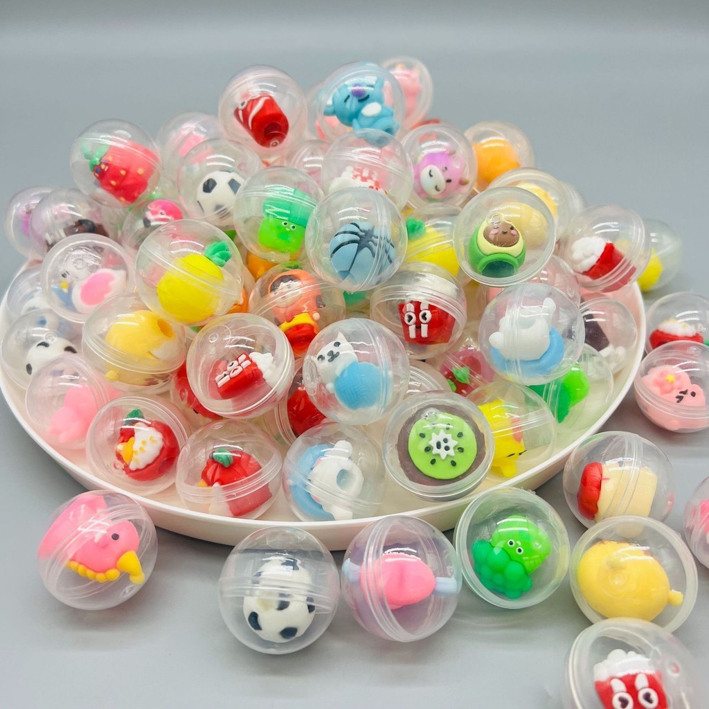 20/50/100pcs Mini Cute/Kawaii Capsule Gashapon Toys Surpresa Egg Toy Adequado Para Crianças Brinquedos De Aniversário Prêmios De Carnaval Recompensas Na Sala De Aula Escolar