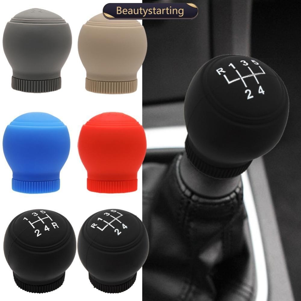 BEAUTYSTARTING Universal Round 5/6 Speed Silicone Car Case De Colarinhos De Mudança De Marcha Alavanca Acessórios De Decoração MT D5Q1
