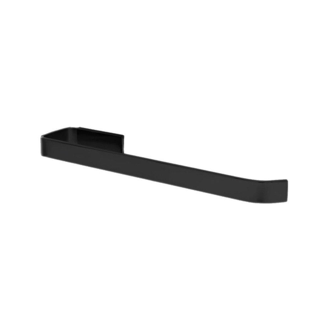 Porta Toalha de Rosto para Banheiro Athena Preto Fosco