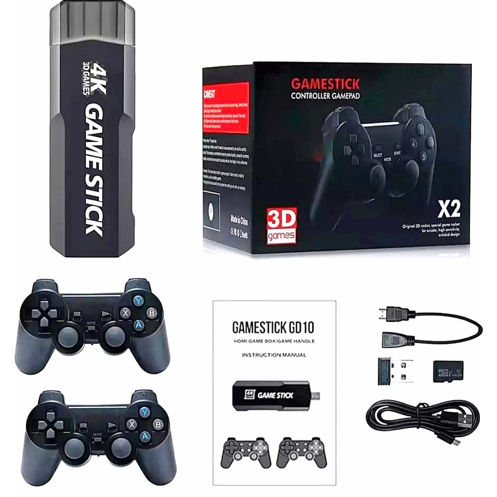 Game Stick 4K Retro Gd10 35.000 Jogos  Novo AE