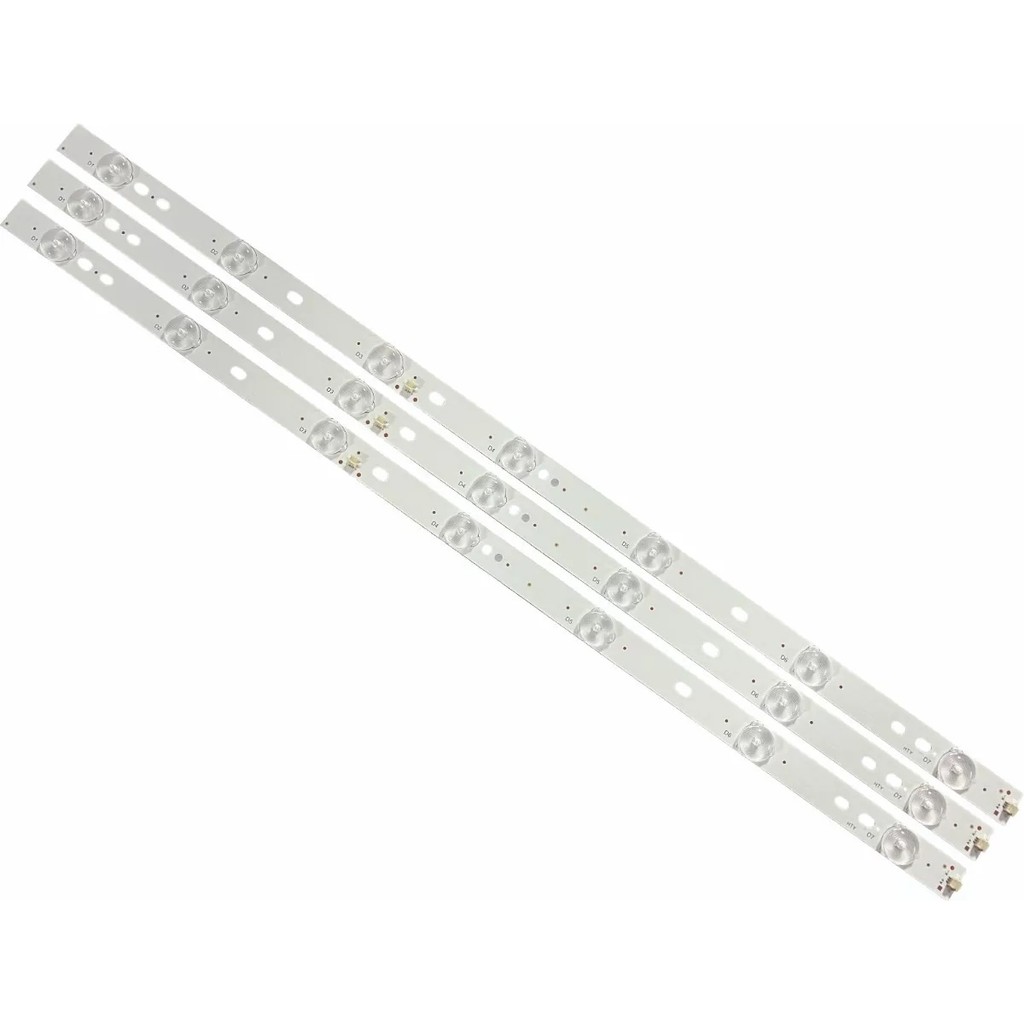 Kit LED Compatível c/ TV Philco 28" PH28S63 / PH28S63D - Kit com 3 Barras de 7 Led's e 6 Volts Cada