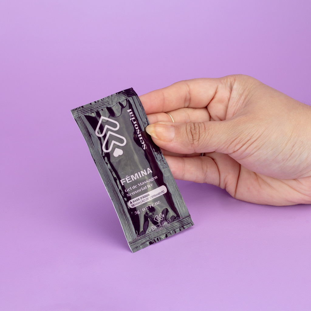 Gel Excitante Extrato de Folha de Hortelã Sachê - 5g| Fêmina em Oferta na Shopee