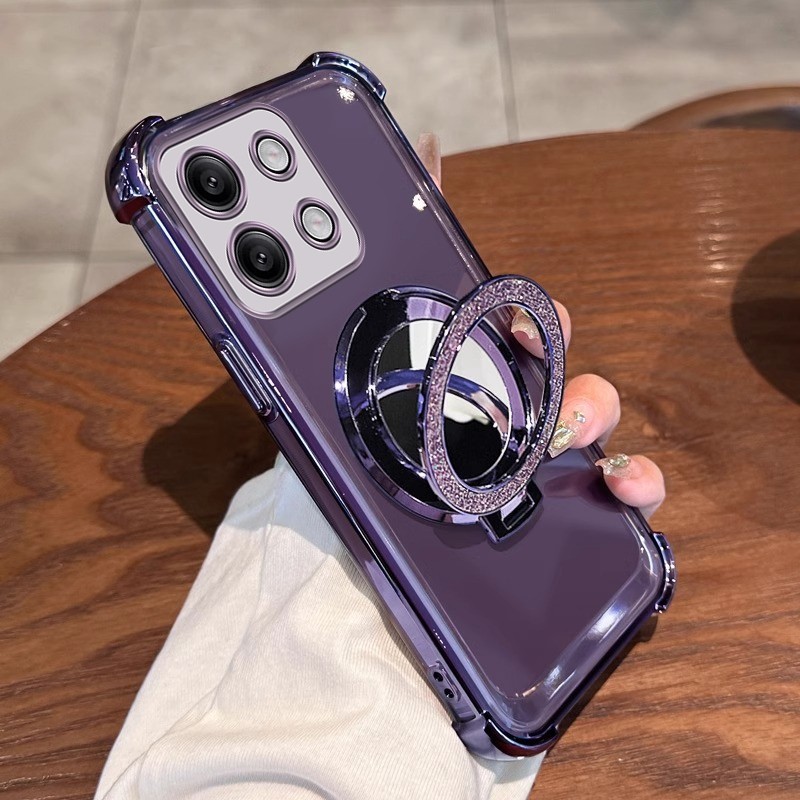 Capa Para xiaomi POCO M6 PRO X6 5G X6 M6 5G F6 De Telefone À Prova De Choque 3D Suporte De Espelho De Maquiagem Nova Mac em Oferta na Shopee