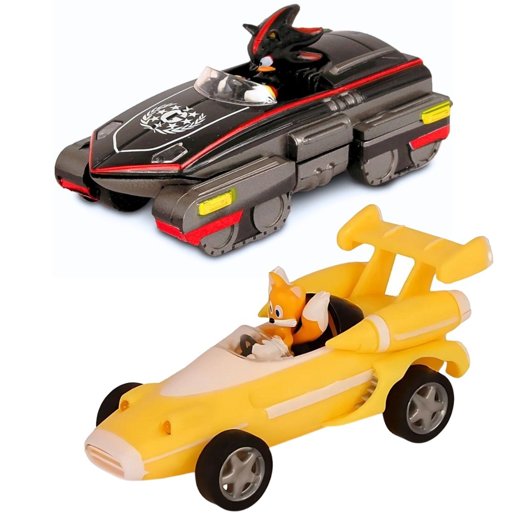 Brinquedo Carrinho Sonic Pull Back Tails - Fun Divirta-se - Mom & Baby