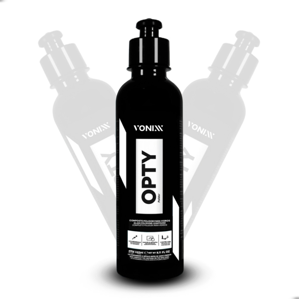 Opty 240ml Vonixx - Composto Polidor de Alta Performance para Vidros, Remove Riscos Superficiais e Marcas d’Água em Oferta na Shopee
