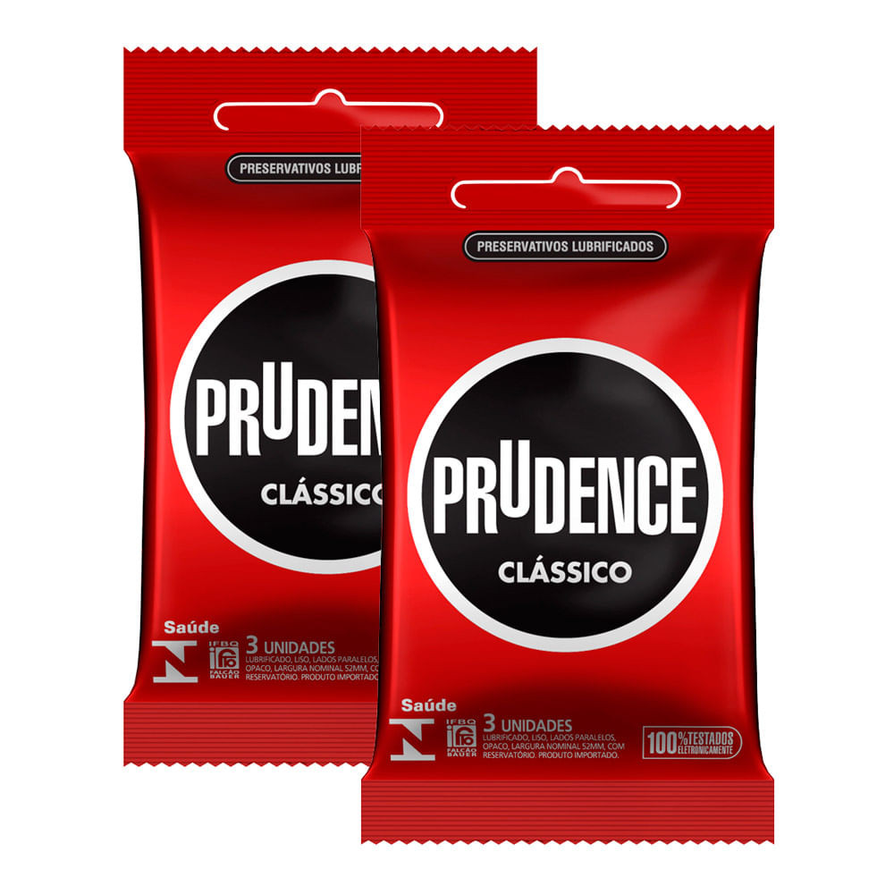 Kit 2 Preservativo Prudence 3 Unidades em Oferta na Shopee