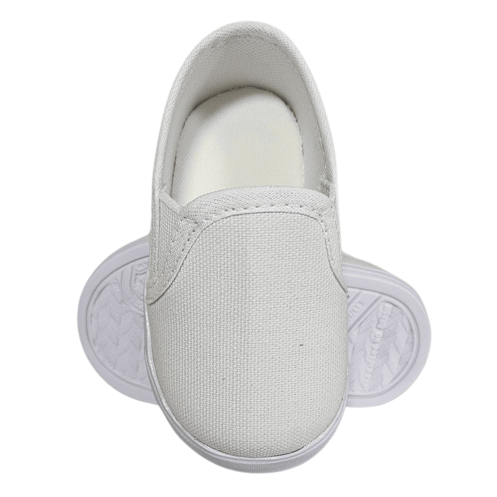 Tenis Infantil Bebê Calce Facil Slip On Liso Elastico Lateral Cores Delicadas