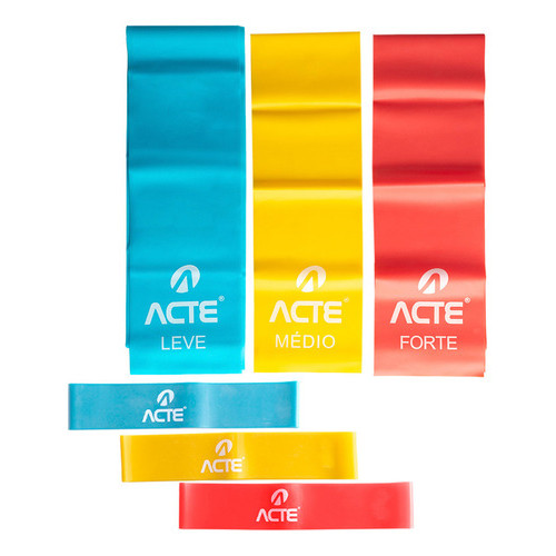Kit Bands 3 Intensidades + Mini Band 3 Intensidades - Acte