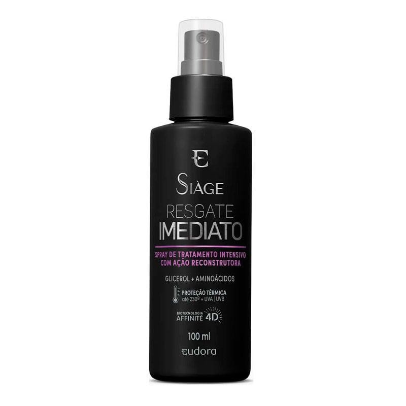 Spray de Tratamento Intensivo Eudora Siàge Resgate Imediato 100ml em Oferta na Shopee