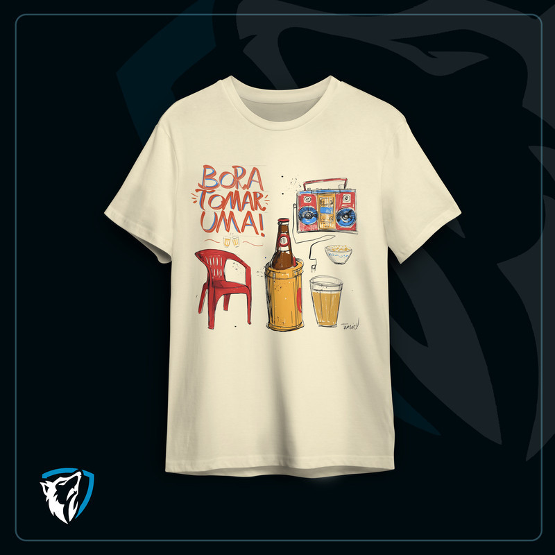 Camiseta Unissex Estampada Bora Toma Uma Beer em Oferta na Shopee