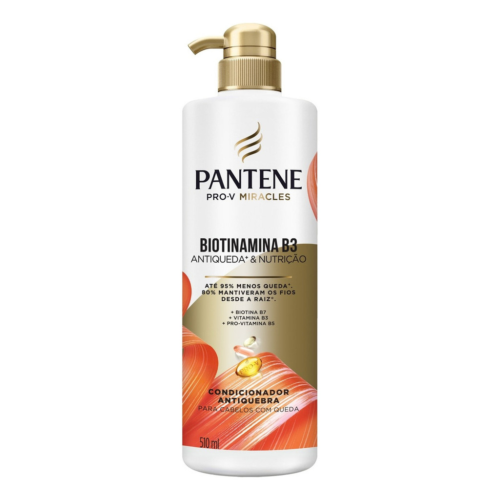 CONDICIONADOR ANTIQUEBRA PANTENE BIOTINAMINA B3 NUTRIÇÃO 510ML