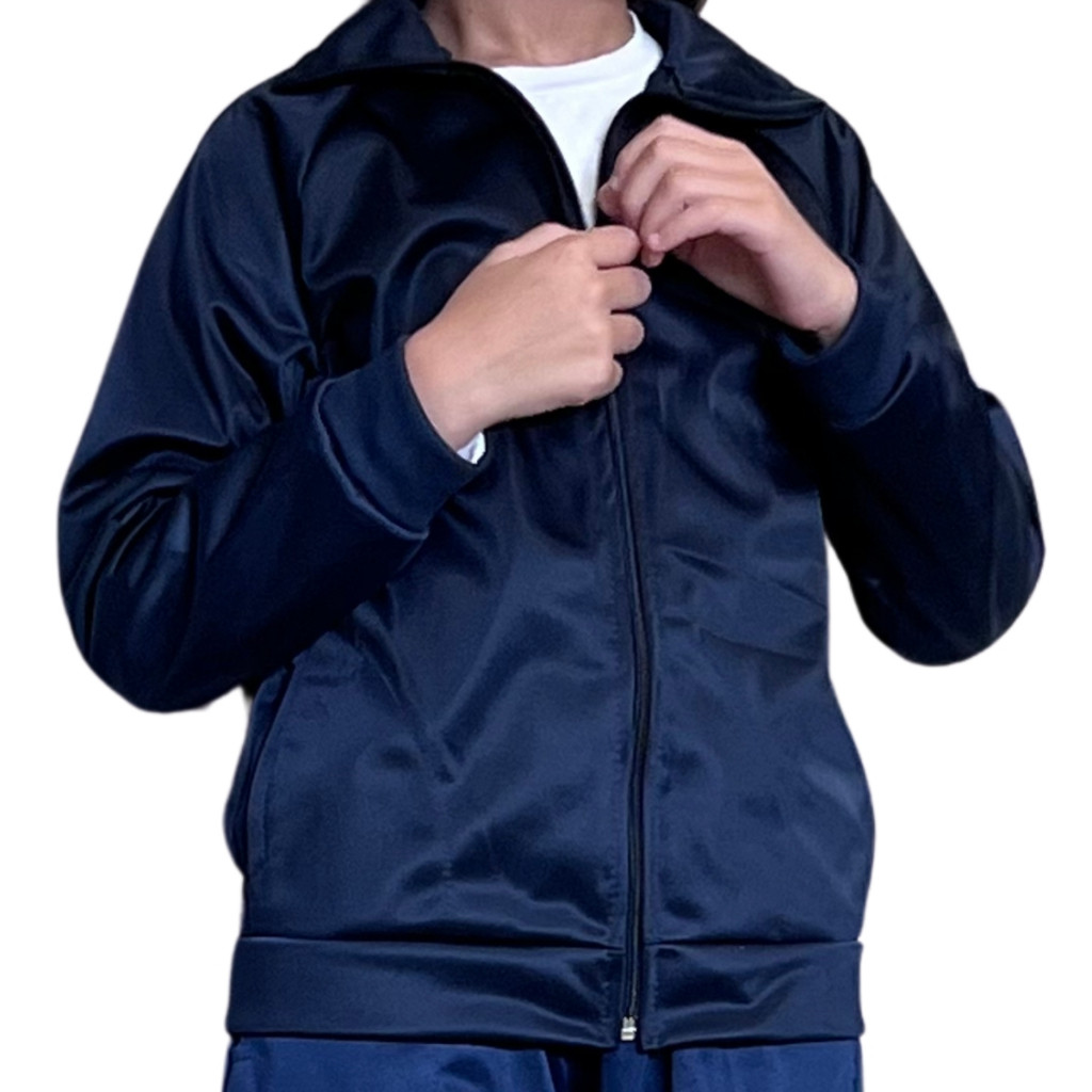 Jaqueta Agasalho Chimpa Infantil Escolar Com Fecho Ziper E Bolsos frontais em Oferta na Shopee