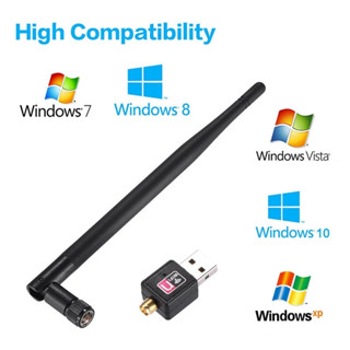 Adaptador Wifi Usb Receptor Antena Wireless Pc E Note 1800mb em Oferta na Shopee