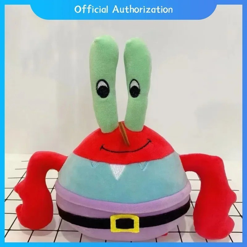 Urso de Pelucias Siriguejo, Lula Molusco e Plankton 25cm Kit com 3 Antialérgico — imagem 2 de 2