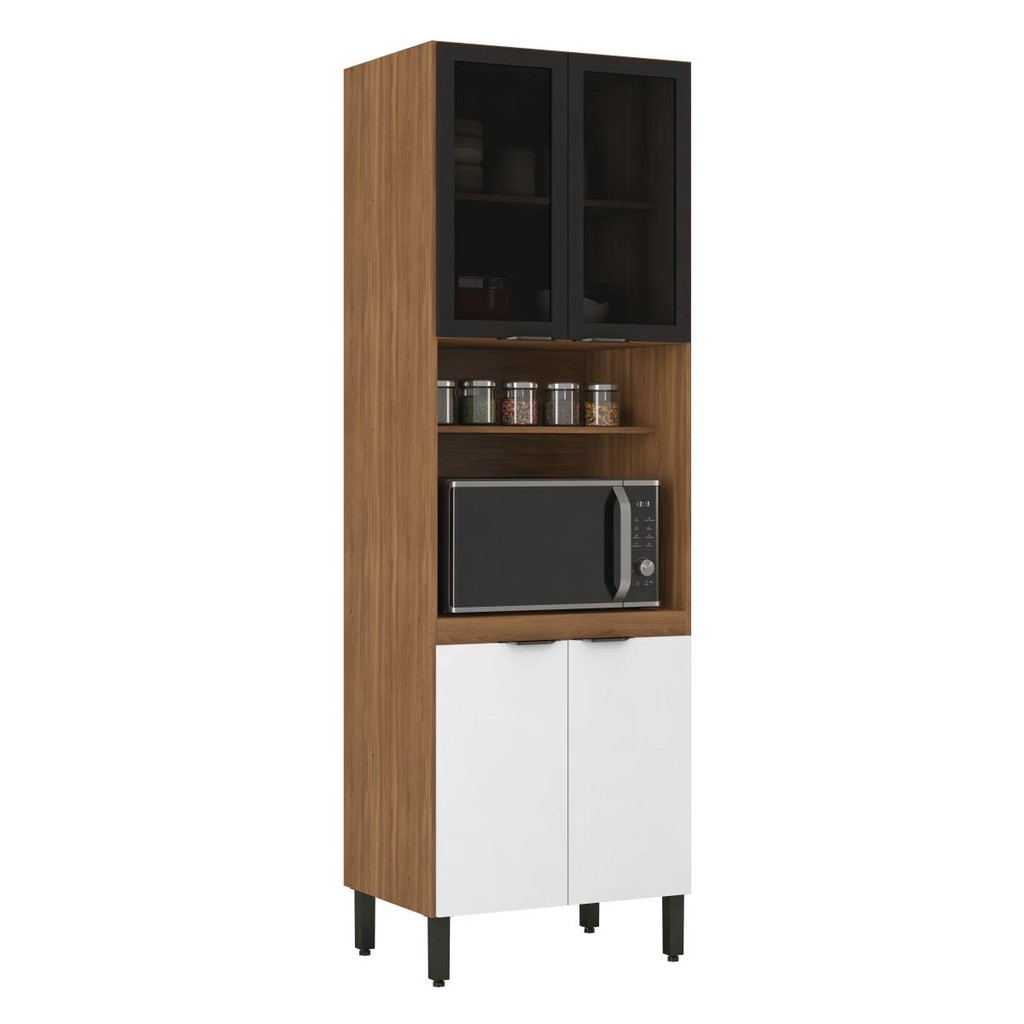 Armário Paneleiro Firenze Para Cozinha com 4 Portas em Oferta na Shopee