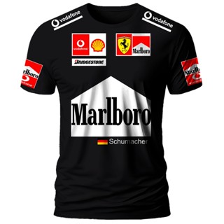 Camiseta  Reset Formula 1 Schumacher Preto 100% Algodão em Oferta na Shopee