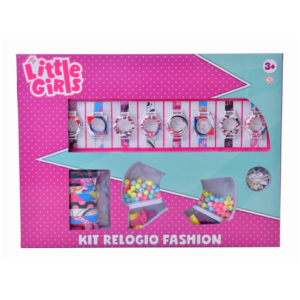 Kit Relógio Fashion - My Little Girls - ST Import - Mom & Baby