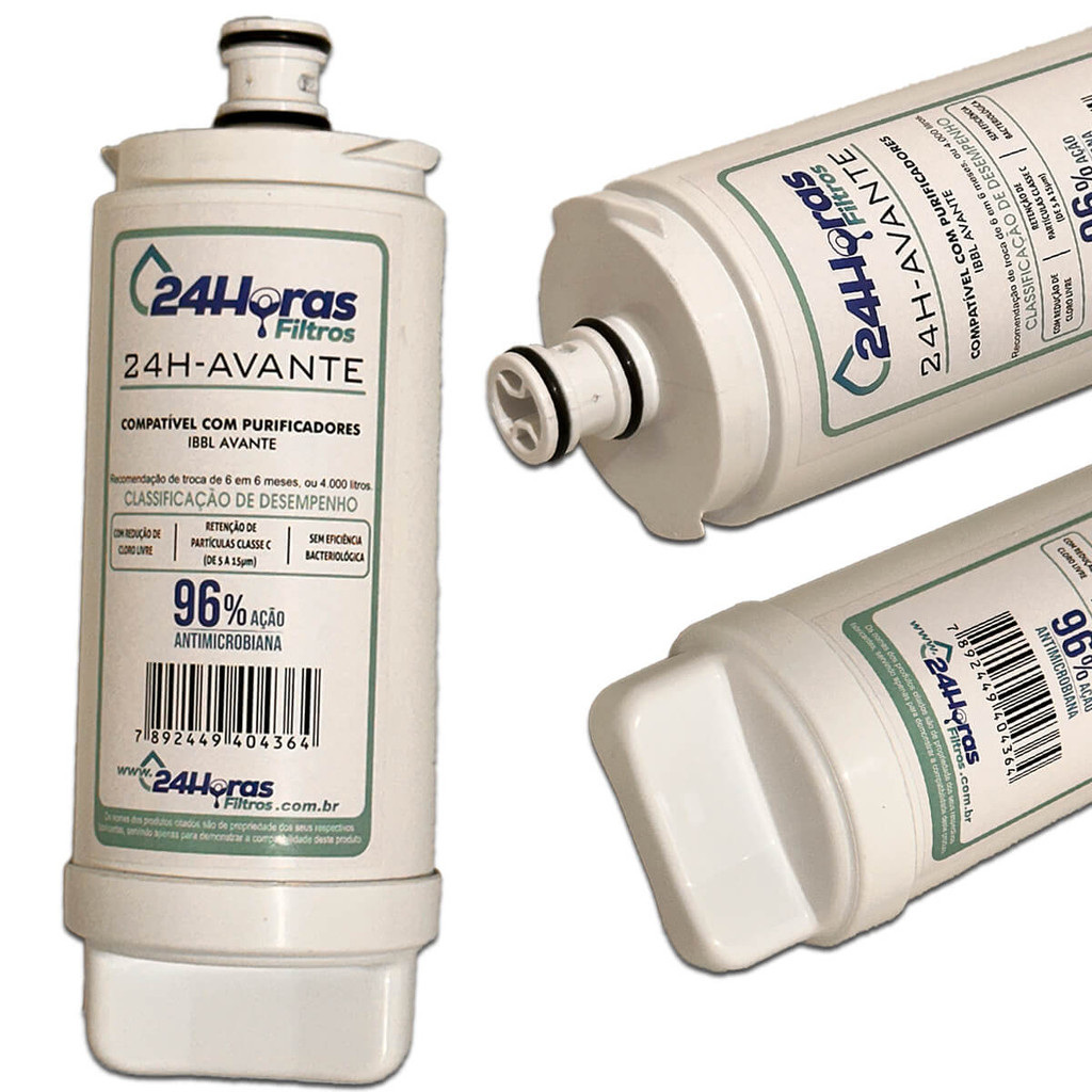 Filtro Refil Compatível Purificador IBBL Avanti Mio Vivax Natural Mini