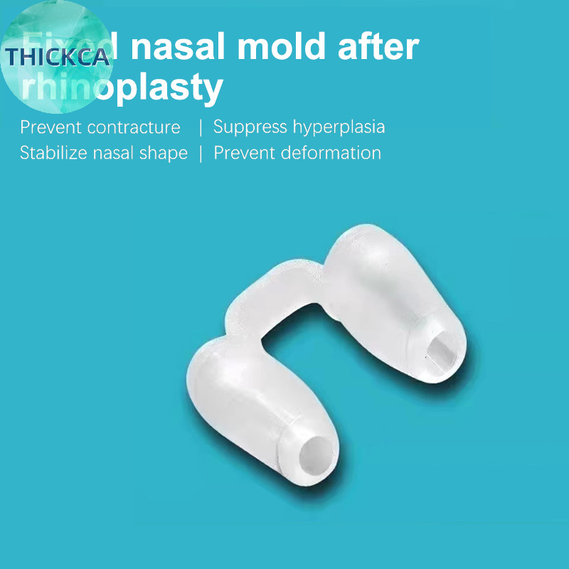 thickca Suporte Pós-Operatório De Rinoplastia De Nostril Formador De Silicone Fixador De Correção De Nariz Torto Sílica Gel Clip br