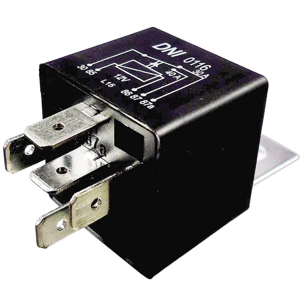 Relé Auxiliar Universal 12V e 40/30A - DNI 0116 - Spare Parts and Accessories for Vehicles