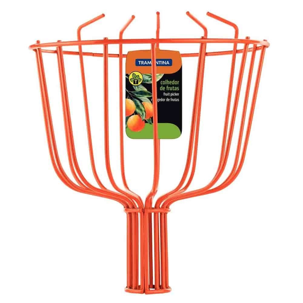 Colhedor de Frutas Grande Tramontina em Aço sem Cabo em Oferta na Shopee