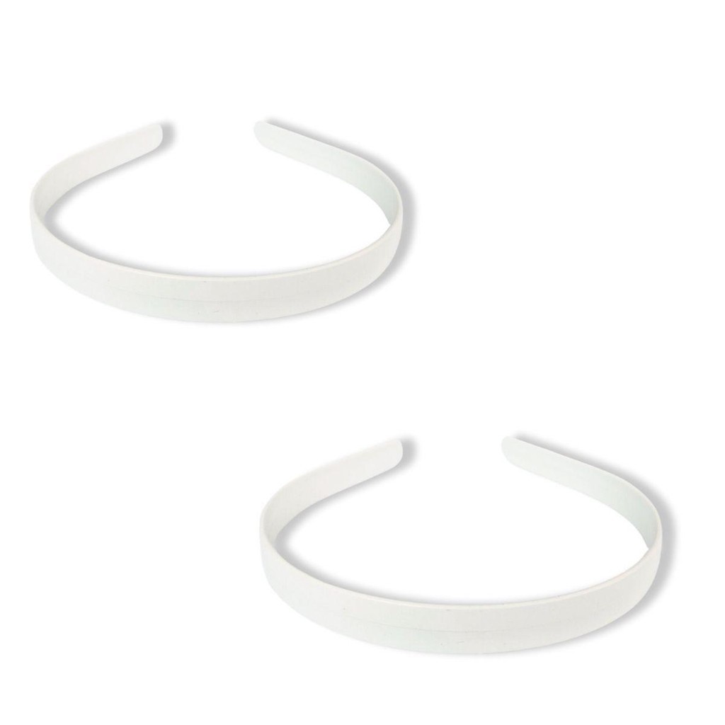 48 Arco Branco Modelo Média Reta Arquinho Plástico P/ Encapar Forrar 15mm