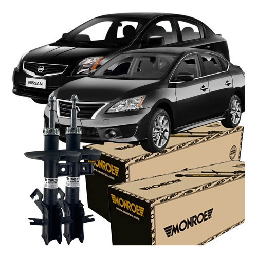 Kit Amortecedor Monroe Nissan Sentra 1.8 2.0 16v 2007 2013 em Oferta na Shopee